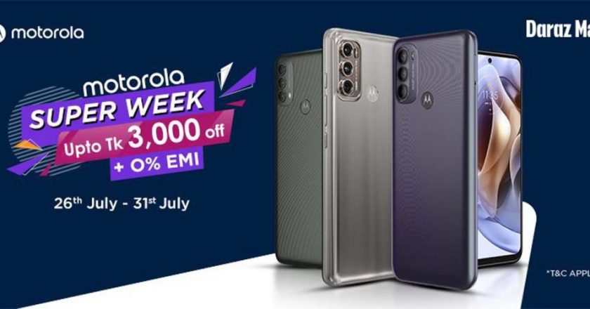 Daraz Offers Special discount on Motorola Super Week