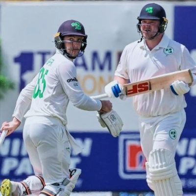 Record Ireland Test score as Stirling, Campher hit tons in Sri Lanka